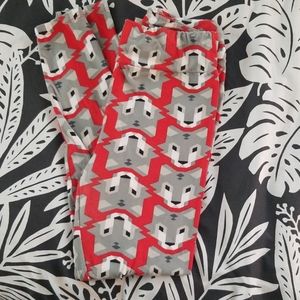 LuLaRoe Digi Wolves leggings